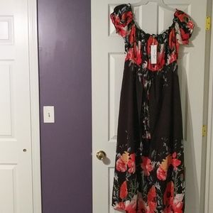 Dress with floral print